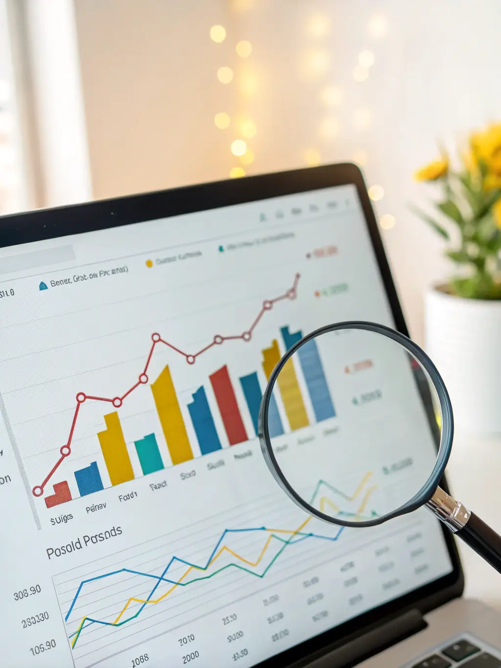 A graph showing optimized pricing and reduced churn, illustrating real-time insights for better decision-making.